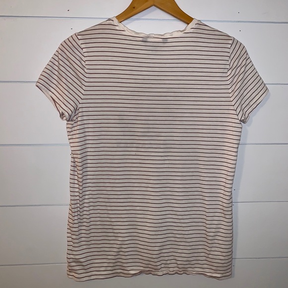 Vintage white and red striped Ralph Lauren shirt - Picture 2 of 4